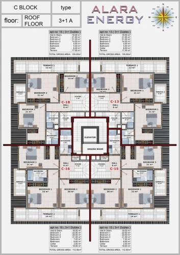 Alara Energy Residence (Luxury Residence Flats with Sea View in Okurcalar)
