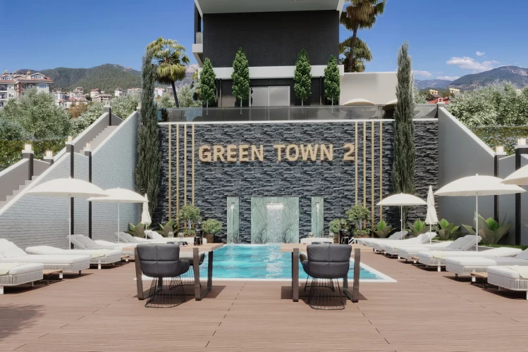 Green Town 2 (Komfortable Wohnungen zum Verkauf in Alanya Oba)