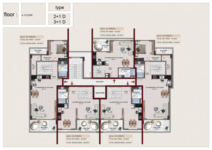 Leto 2 Residence (Luxury Residential Complex in Mahmutlar, Alanya)