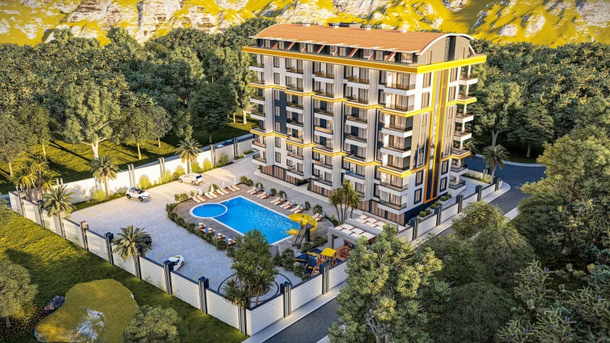 Yazar 11 Residence (Neue moderne Wohnungen zum Verkauf in Gazipaşa)
