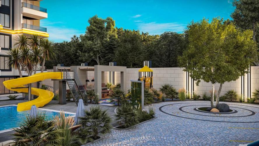 Yazar 11 Residence (Neue moderne Wohnungen zum Verkauf in Gazipaşa)