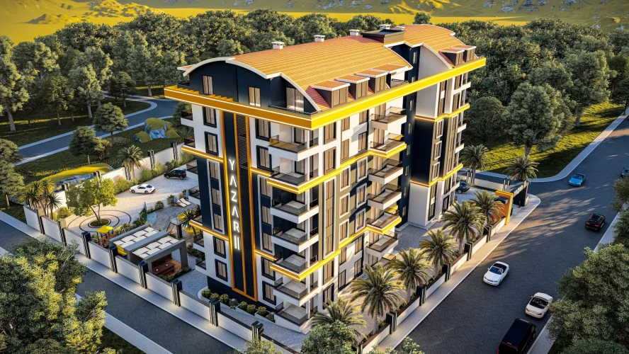 Yazar 11 Residence (Neue moderne Wohnungen zum Verkauf in Gazipaşa)