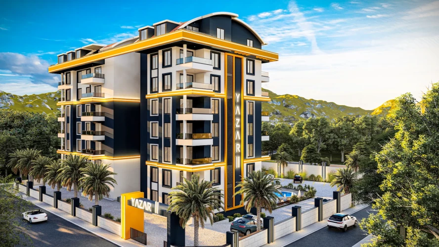 Yazar 11 Residence (Neue moderne Wohnungen zum Verkauf in Gazipaşa)
