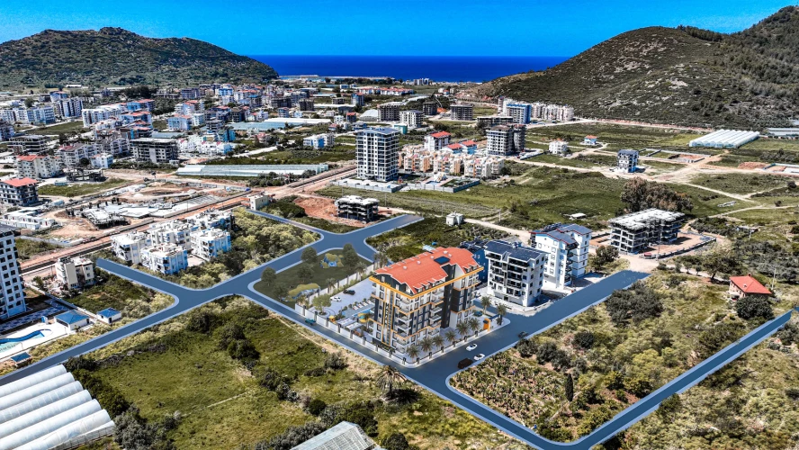 Yazar 11 Residence (Neue moderne Wohnungen zum Verkauf in Gazipaşa)