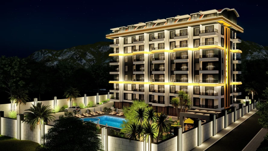 Yazar 11 Residence (Neue moderne Wohnungen zum Verkauf in Gazipaşa)