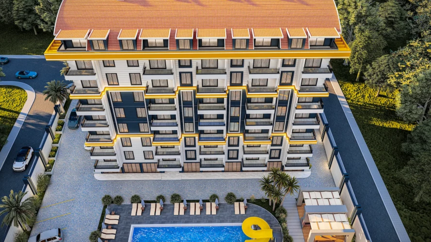 Yazar 11 Residence (Neue moderne Wohnungen zum Verkauf in Gazipaşa)