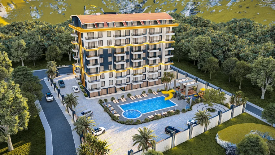 Yazar 11 Residence (Neue moderne Wohnungen zum Verkauf in Gazipaşa)