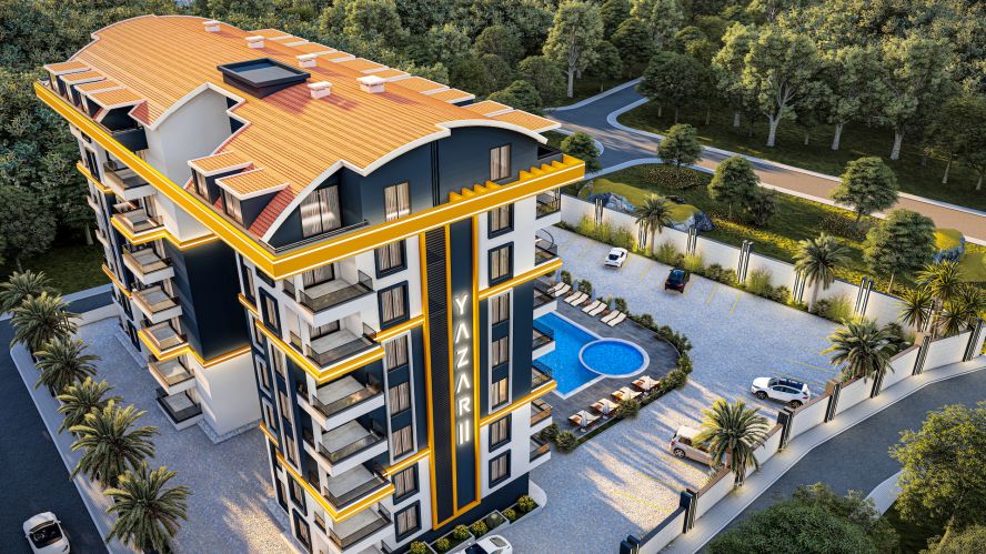 Yazar 11 Residence (New Modern Flats for Sale in Gazipaşa)