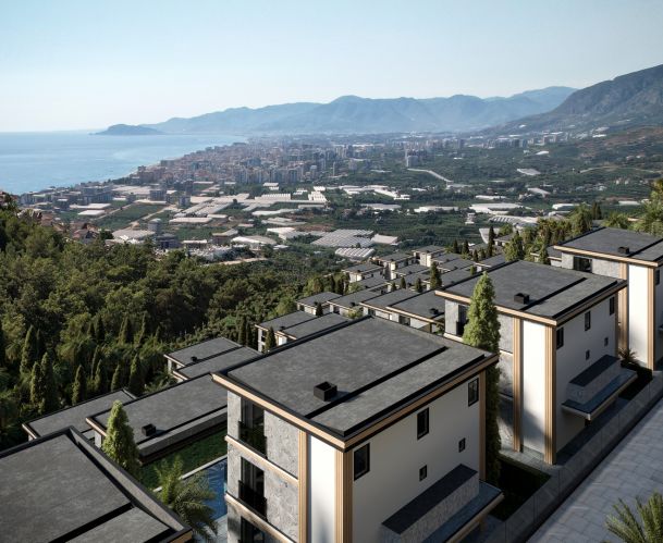 Olimp City (Luxuswohnungen und Villen zum Verkauf in Alanya Kargicak)