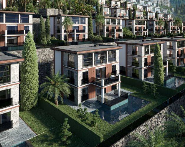 Olimp City (Luxuswohnungen und Villen zum Verkauf in Alanya Kargicak)
