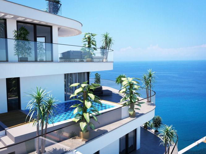 Coastal Heaven (Luxury Flats with Sea View for Sale in Gaziveren, Lefke)