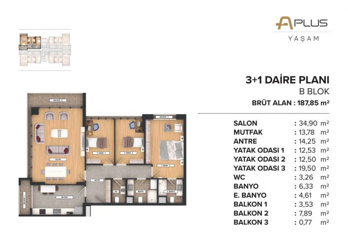 A Plus Living (Luxury Properties in Bahçelievler, Istanbul)