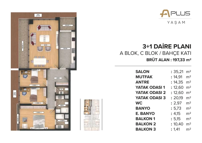 A Plus Living (Luxusimmobilien in Bahçelievler, Istanbul)