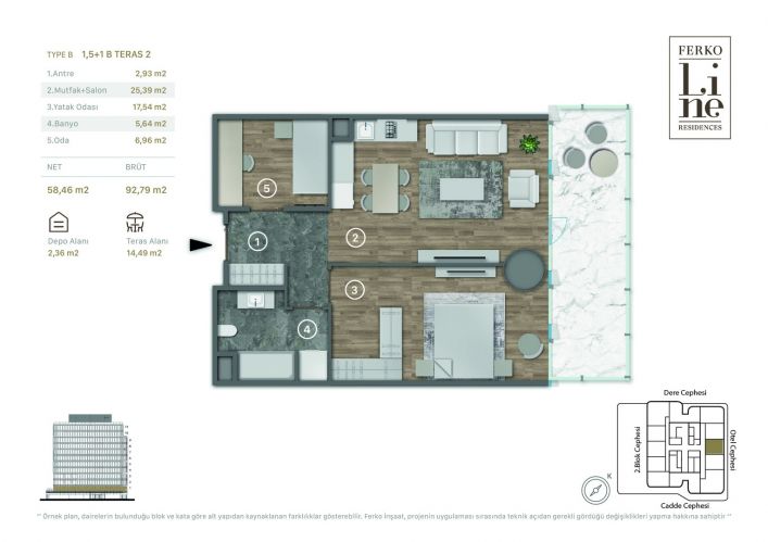 Ferko Line Residence (Luxury Flats for Sale in Kağıthane, Istanbul)