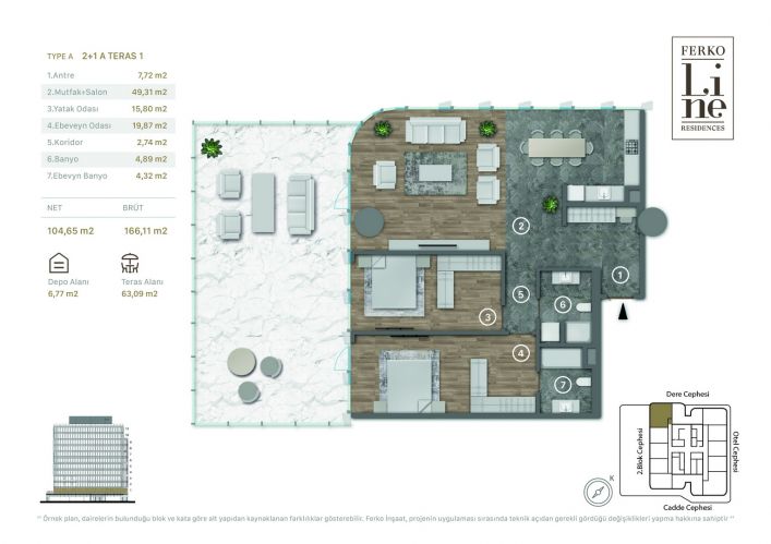Ferko Line Residence (Luxury Flats for Sale in Kağıthane, Istanbul)