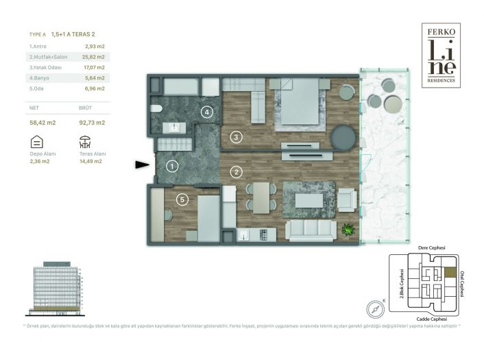 Ferko Line Residence (Luxury Flats for Sale in Kağıthane, Istanbul)