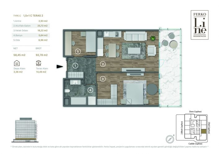 Ferko Line Residence (Luxury Flats for Sale in Kağıthane, Istanbul)