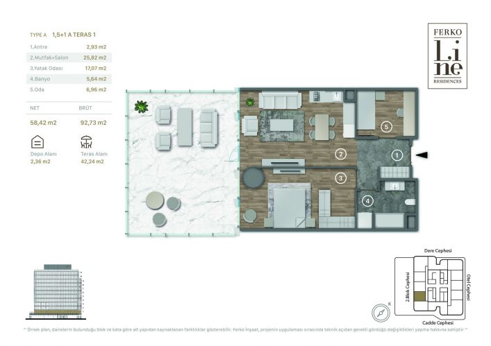 Ferko Line Residence (Luxury Flats for Sale in Kağıthane, Istanbul)