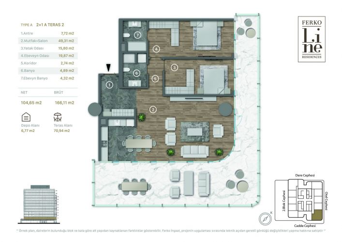 Ferko Line Residence (Luxury Flats for Sale in Kağıthane, Istanbul)