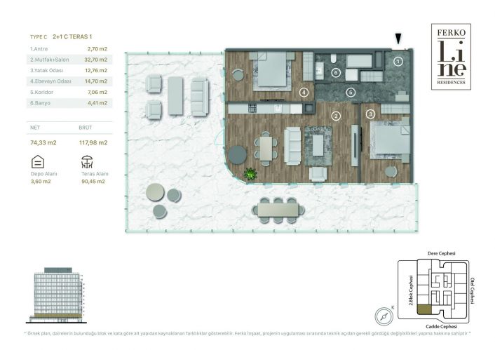 Ferko Line Residence (Luxury Flats for Sale in Kağıthane, Istanbul)