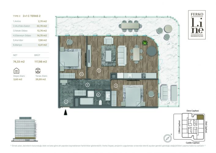 Ferko Line Residence (Luxury Flats for Sale in Kağıthane, Istanbul)