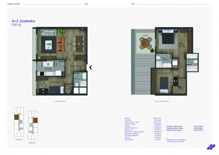 Seba Nest (Luxury Apartments with Social Facilities in Kağıthane)