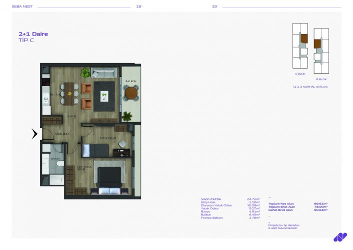 Seba Nest (Luxury Apartments with Social Facilities in Kağıthane)