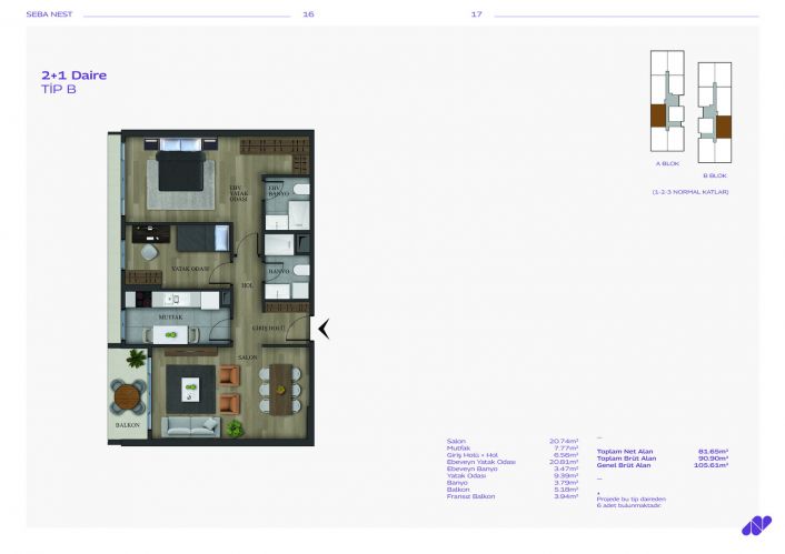 Seba Nest (Luxury Apartments with Social Facilities in Kağıthane)