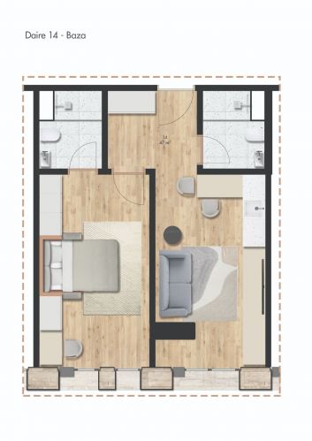 Colony Co-Living (Modern Designed Flats in Kağıthane, Istanbul)