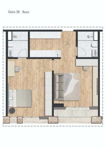 Colony Co-Living (Modern Designed Flats in Kağıthane, Istanbul)