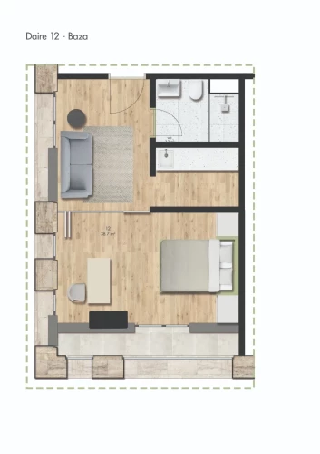 Colony Co-Living (Modern Designed Flats in Kağıthane, Istanbul)