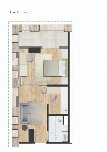 Colony Co-Living (Modern Designed Flats in Kağıthane, Istanbul)