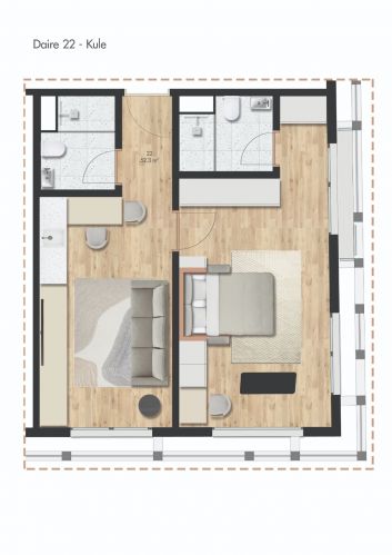 Colony Co-Living (Modern Designed Flats in Kağıthane, Istanbul)