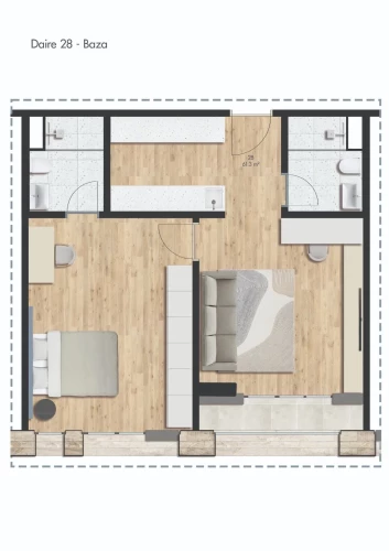 Colony Co-Living (Modern Designed Flats in Kağıthane, Istanbul)