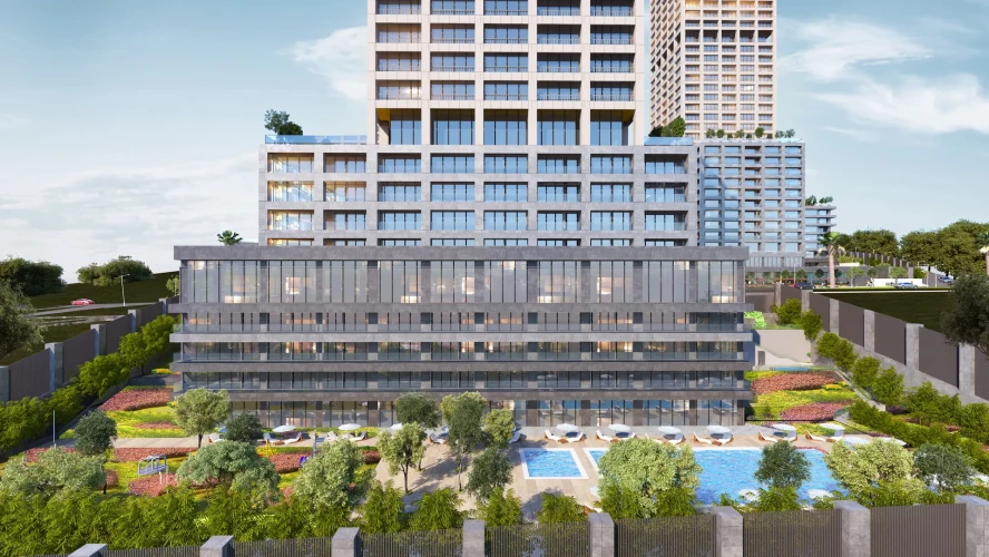 Moderne Residenz (luxuriöser und komfortabler Wohnkomplex in Ataşehir)