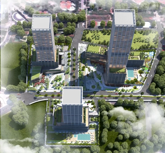 Moderne Residenz (luxuriöser und komfortabler Wohnkomplex in Ataşehir)