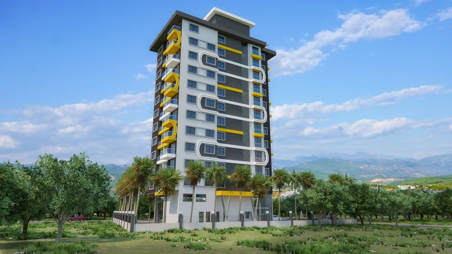 Topçu Sonas Buket No:29 (2+1 Wohnung mit Pool in Mahmutlar)