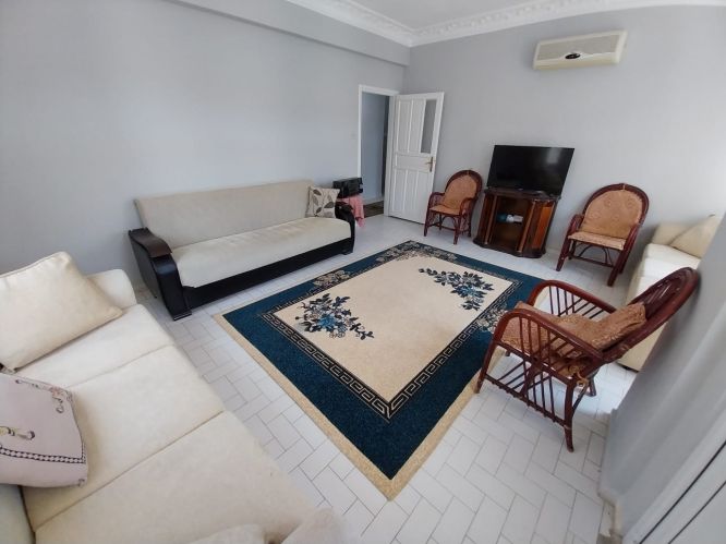 Cleopatra Egemen Apartmanı (1+1 Wohnung zum Verkauf im Zentrum von Alanya)