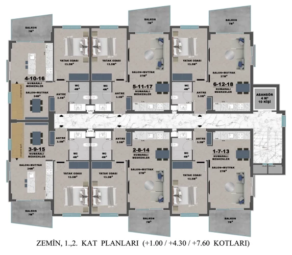 Crystal Suite Residence (Luxuswohnungen zum Verkauf in Payallar, Alanya)