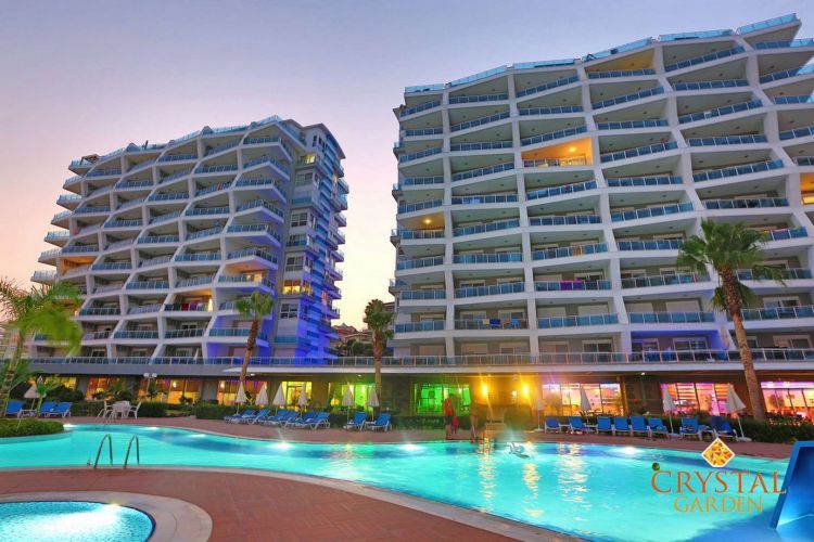 Crystal Garden (Komplett möblierte 2+1 Wohnung in Cikcilli Alanya)