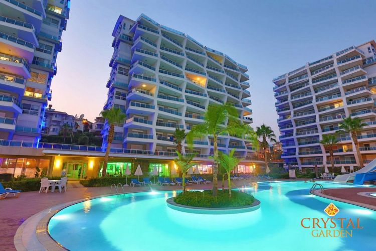 Crystal Garden (Komplett möblierte 2+1 Wohnung in Cikcilli Alanya)