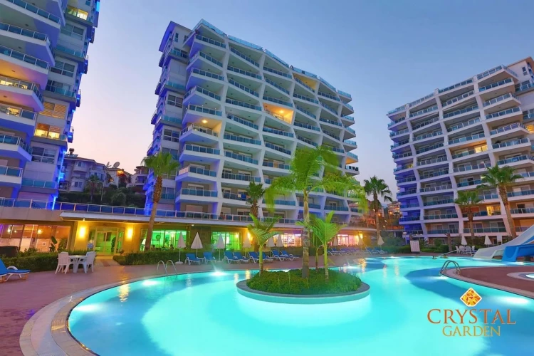 Crystal Garden (Komplett möblierte 2+1 Wohnung in Cikcilli Alanya)