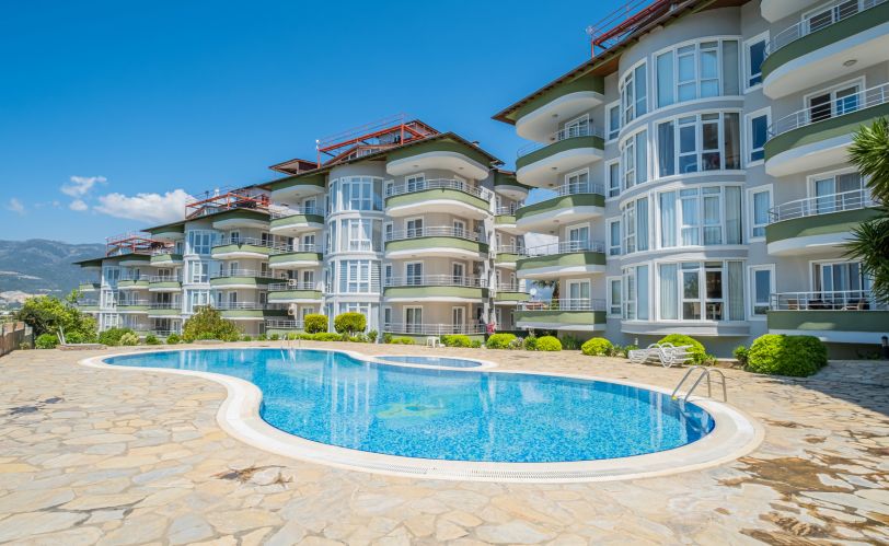 Orient Hill (Fully Furnished 3+1 Duplex Flat in Alanya Oba)