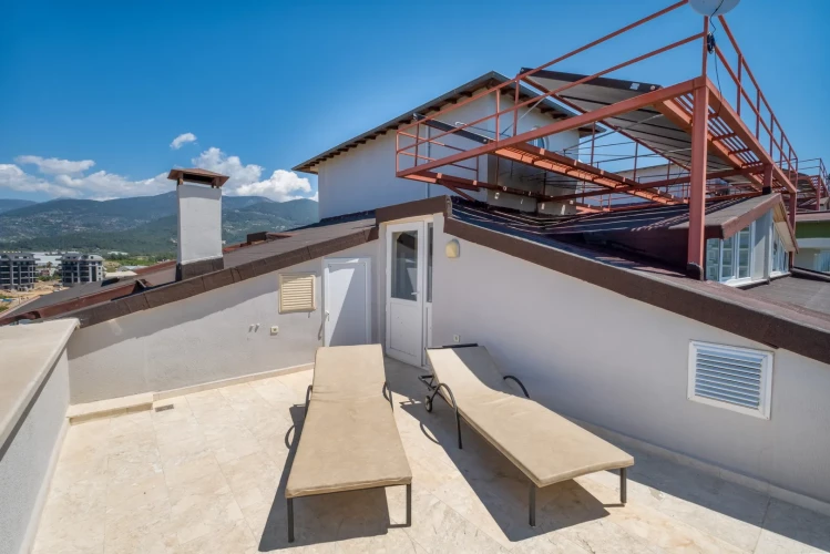Orient Hill (Komplett möblierte 3+1 Maisonette-Wohnung in Alanya Oba)