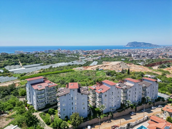 Orient Hill (Komplett möblierte 3+1 Maisonette-Wohnung in Alanya Oba)