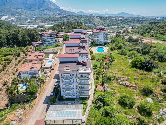 Orient Hill (Komplett möblierte 3+1 Maisonette-Wohnung in Alanya Oba)
