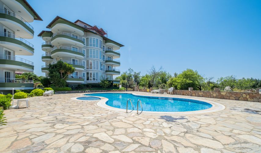 Orient Hill (Fully Furnished 3+1 Duplex Flat in Alanya Oba)