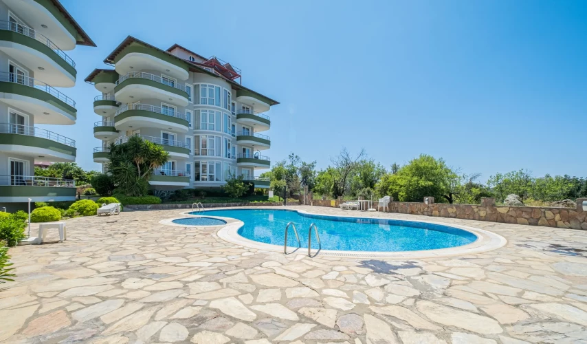 Orient Hill (Komplett möblierte 3+1 Maisonette-Wohnung in Alanya Oba)