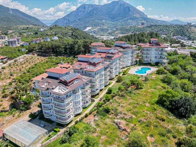 Orient Hill (Komplett möblierte 3+1 Maisonette-Wohnung in Alanya Oba)
