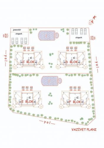 Erbayrak Residence (3+1 Duplex Villas for Sale in Tepe Neighborhood)